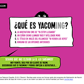 Yacoming. Design, UX / UI, and Advertising project by José Ignacio Forteza Ramos - 07.31.2012