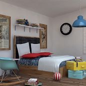 Bedroom. Un projet de Design , 3D , et Photographie de Issa Lima  - 08.08.2012