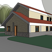 Vivienda unifamiliar. Design, 3D, and UX / UI project by Fernando Rosa Belmonte - 08.09.2012