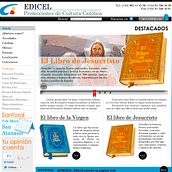 Pagina web EDICEL. Un projet de Design  de llucius - 22.08.2012