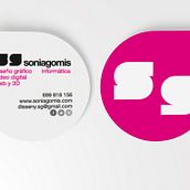 Identidad corporativa soniagomis. Design project by Sonia Gomis - 08.22.2012