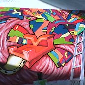 quetzalcotl mural. Traditional illustration project by Ana Torres Limon - 08.27.2012