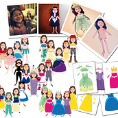 PaperDolls. Traditional illustration project by Irene Martos Gomez - 08.29.2012