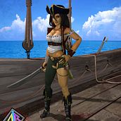 Pirata, personaje 3D. Un proyecto de 3D de Antonio Jiménez Rodríguez - 07.09.2012