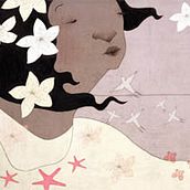 Llenteyes verdes na parede. Traditional illustration project by Lola Roig - 09.15.2012