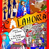 Cartel Fiestas Calahorra 2012. Design, and Traditional illustration project by Sara Carramiñana - 09.18.2012