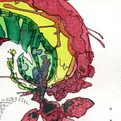 Delirios de Acuarela y tinta. Design, and Traditional illustration project by Sindarta Monleón Herrero - 01.15.2013