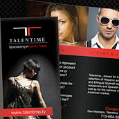 Talentime...Specializing in Latino Talent. Un progetto di Design e Pubblicità di Marcos Camacho García - 05.10.2012
