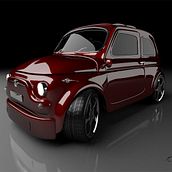 Fiat. Design, Traditional illustration, and 3D project by Diseño industrial / Gráfico / 3d - 10.18.2012