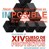 Afiche Promocional XIV CGP. Projekt z dziedziny  Reklama użytkownika Adolfo Ccala Quispe - 30.10.2012