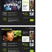Web programa Reinventar-se TV3. Design, IT, and Advertising project by Conxita Balcells - 11.20.2012