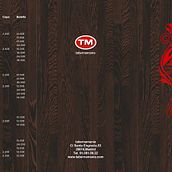 Carta Restaurante Tabernamania. Design, Traditional illustration, and Advertising project by Juan Pedro GARCIA ROYO - 11.30.2012