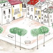 Editorial Barcanova. Traditional illustration project by Meri Hernández - 11.30.2012