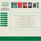 Site Web THEMA EQUIPO EDITORIAL. Un progetto di Design, Illustrazione tradizionale, Programmazione e Informatica di Angel Pablo Martín Terriza - 14.12.2012