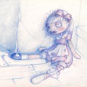 Rejected Doll. Traditional illustration project by Alizia Vence - 12.23.2012