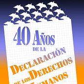 40 Años de la Declaración de los Derechos Humanos. Traditional illustration project by Ignacio Figueredo Zalve - 12.29.2012