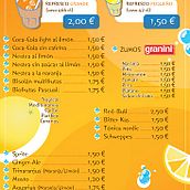 Carta refrescos. Un proyecto de Diseño y Publicidad de Nazario Abánades Astudillo - 10.01.2013