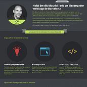 Web personal . % Maurici Liso Sellés tarafından hazırlanan Tasarım, Ve UX / UI projesi - 01.24.2013