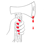 Muerte a los hombres malos. Traditional illustration project by Caroline Selmes - 02.04.2013