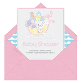 Invitaciones de Baby Shower. Projekt z dziedziny Design, Trad, c i jna ilustracja użytkownika Invitaciones y tarjetas virtuales - 14.02.2013