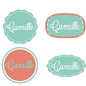 Camille, logotipo. Un progetto di Design e Illustrazione tradizionale di Marta Celma Nebot - 22.02.2013