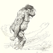 Homenaje a Frazetta. Traditional illustration project by Oscar Hernández de la Viuda - 03.13.2013