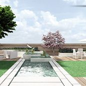 Diseño de Jardines. 3D, e Design projeto de Gerard Bisbal Brucart - 03.03.2013