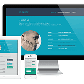Resume Flat Web Design. Un projet de Design  de virgilio de la vega - 19.04.2013