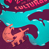 PechaKucha Night poster. Un proyecto de Ilustración tradicional de Gustavo Mancini - 26.04.2013