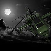 Helicóptero Apache 3D. 3D, and Design project by Estela Villa - 05.13.2013