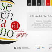 Cartel de Festival Internacional de Cine de San Sebastián 2013. Design project by Patricio Branca - 05.30.2013