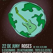 II Dia de la Música al carrer de Roses. Design, Advertising, Traditional illustration & IT project by Àlex Pérez Martín - 06.04.2013