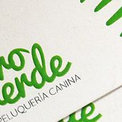 Perro Verde - Peluquería Canina. Design project by David Barco - 06.18.2013