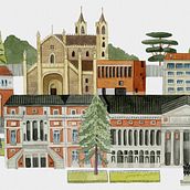 Madrid. Traditional illustration project by Sara Olmos - 07.03.2013