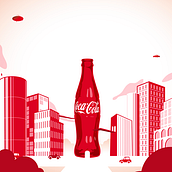 Coca Cola SmileWorld. Design, Traditional illustration, and Motion Graphics project by Felipe Moreno - 07.14.2013