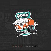 Road Comedy Logo. Design project by Jesus Parraga Recio - 07.18.2013