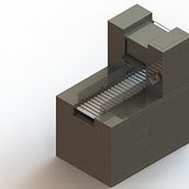 DISEÑO INDUSTRIAL: MAQUINA PARA LA NITRIFICACION DE JAMONES. Projekt z dziedziny 3D i Design użytkownika FATIMA DIAZ SANCHEZ - 22.07.2013