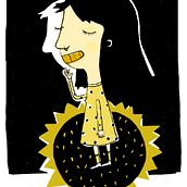 silencio... Un proyecto de Ilustración tradicional de Elisa Bernat - 29.07.2013