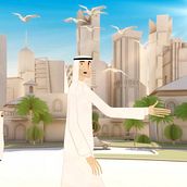 QTEL - Abu Dhabi . 3D, Film, Video, TV, and Motion Graphics project by Carlos Cabrera Olayo - 08.09.2013