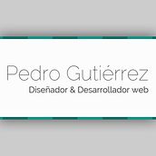 Pedro Gutiérrez | Curriculum Vitae. Un proyecto de Programación y Diseño de Pedro Gutiérrez - 16.08.2013