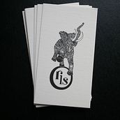 Business Card Ris. Design, and Traditional illustration project by olaia parís arrotza - 08.28.2013