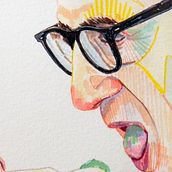 menú de estrellitas. Un projet de Cinéma, vidéo et télévision et Illustration traditionnelle de Larraitz con Pompa Retratos - 10.09.2013