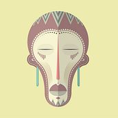 Máscaras africanas. Un progetto di Design e Illustrazione tradizionale di choke - 17.09.2013