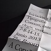 Cartel curso de tipografía. Un proyecto de Diseño de Dani Vázquez - 18.09.2013