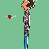 Chico enamorado. Un proyecto de Diseño e Ilustración tradicional de Javier Agustín Mérida - 19.09.2013