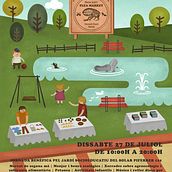 Flea Market Julio - Mapa localización y Cartel. Un proyecto de Diseño, Publicidad e Ilustración tradicional de Banessa Millet - 24.09.2013