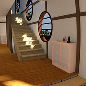 iluminación exterior de un interior. Un proyecto de UX / UI y 3D de Demian Salvador Shiraiwa - 06.10.2013