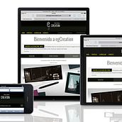 egcreative-works.com. Design, Photograph, UX / UI, Programming, Advertising, Traditional illustration, and Web Design project by Elena Gómez - 10.09.2013