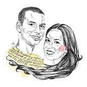 Retratos línea y acuarela. Un proyecto de Diseño e Ilustración tradicional de ruth_dominguez - 11.10.2013