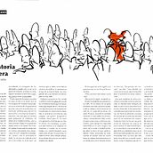 A true history . Editorial illustration. Design, Advertising, and Traditional illustration project by Patricia Ramírez Lucena - 10.12.2013